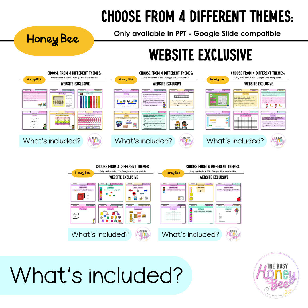 Stage 1 Year B Term 4 Maths Teaching Slides Mega Bundle 2022 - Teaching Slides