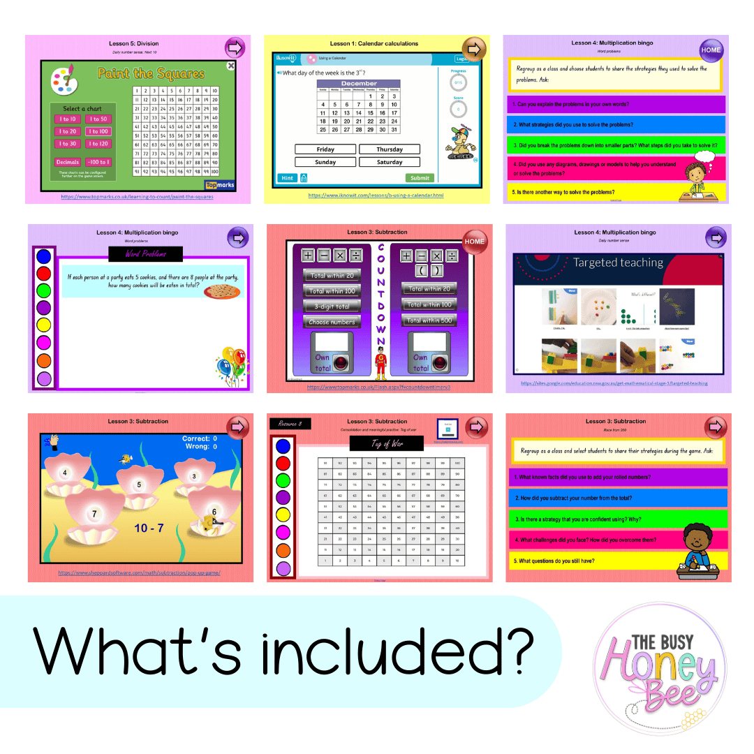 Stage 1 Year B Term 4 Maths Teaching Slides Mega Bundle 2022 - Teaching Slides