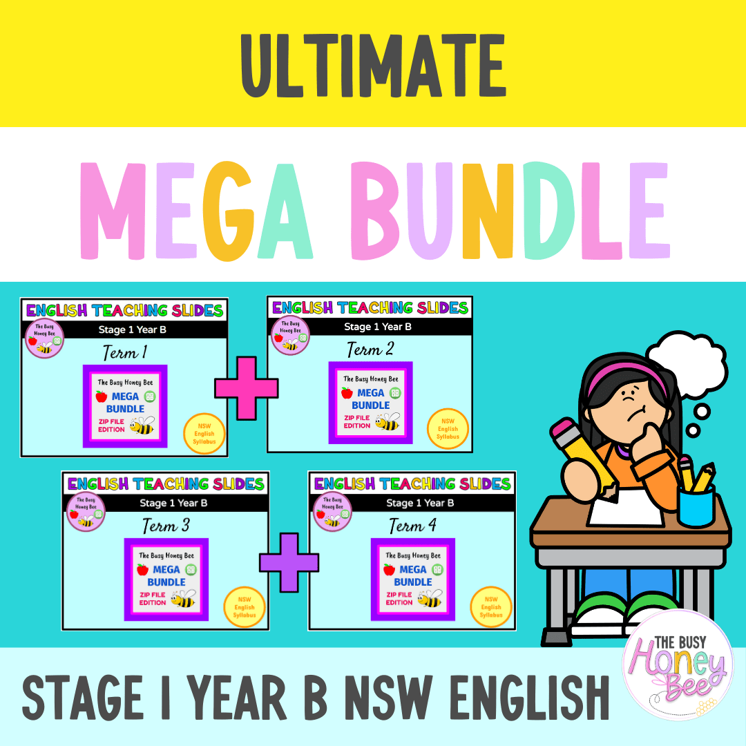 Stage 1 Year B Ultimate English Teaching Slides Mega Bundle - Teaching Slides