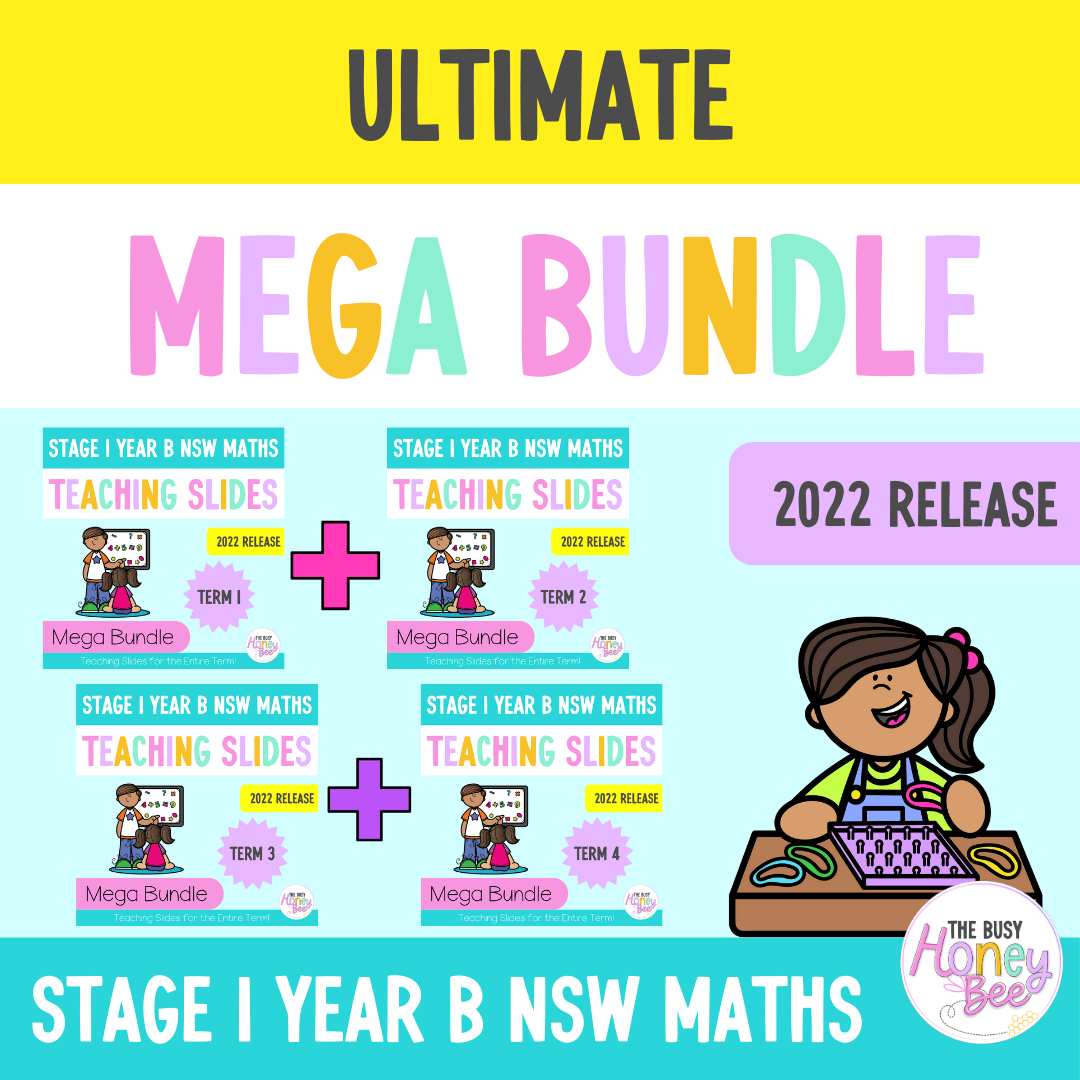 Stage 1 Year B Ultimate Maths Teaching Slides Mega Bundle 2022 - Teaching Slides