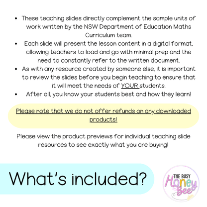 Stage 1 Year B Ultimate Maths Teaching Slides Mega Bundle - Teaching Slides