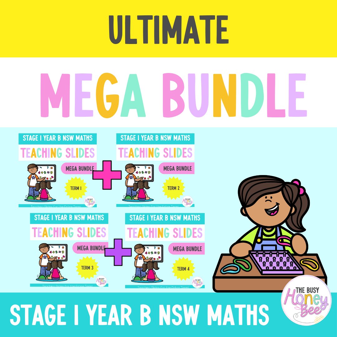 Stage 1 Year B Ultimate Maths Teaching Slides Mega Bundle - Teaching Slides