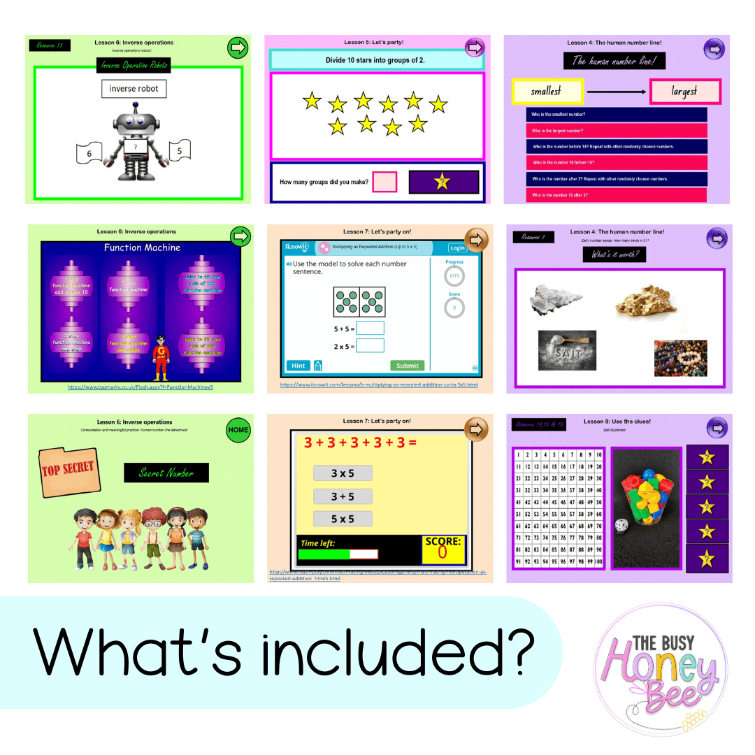 Stage 1 Year B Ultimate Maths Teaching Slides Mega Bundle - Teaching Slides