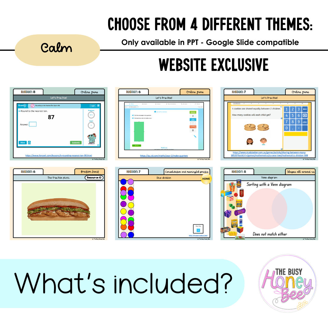 Stage 1 Year B Unit 25 NSW Maths Teaching Slides 2022 - Teaching Slides