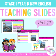 Stage 1 Year B Unit 27 NSW Context English Teaching Slides - Teaching Slides