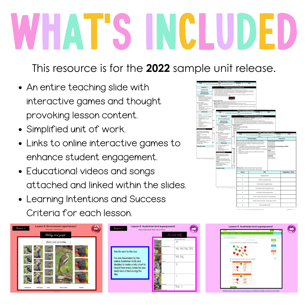 Stage 1 Year B Unit 27 NSW Maths Teaching Slides 2022 - Teaching Slides