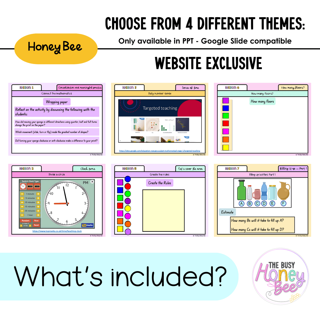 Stage 1 Year B Unit 28 NSW Maths Teaching Slides 2022 - Teaching Slides