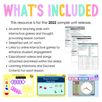 Stage 1 Year B Unit 28 NSW Maths Teaching Slides 2022 - Teaching Slides