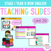 Stage 1 Year B Unit 29 NSW Character English Teaching Slides - Teaching Slides