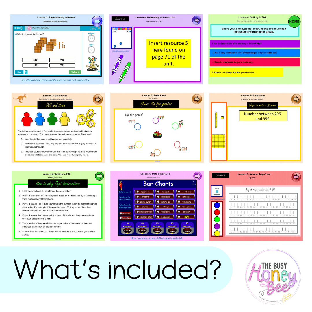 Stage 1 Year B Unit 31 NSW Maths Teaching Slides 2022 - Teaching Slides