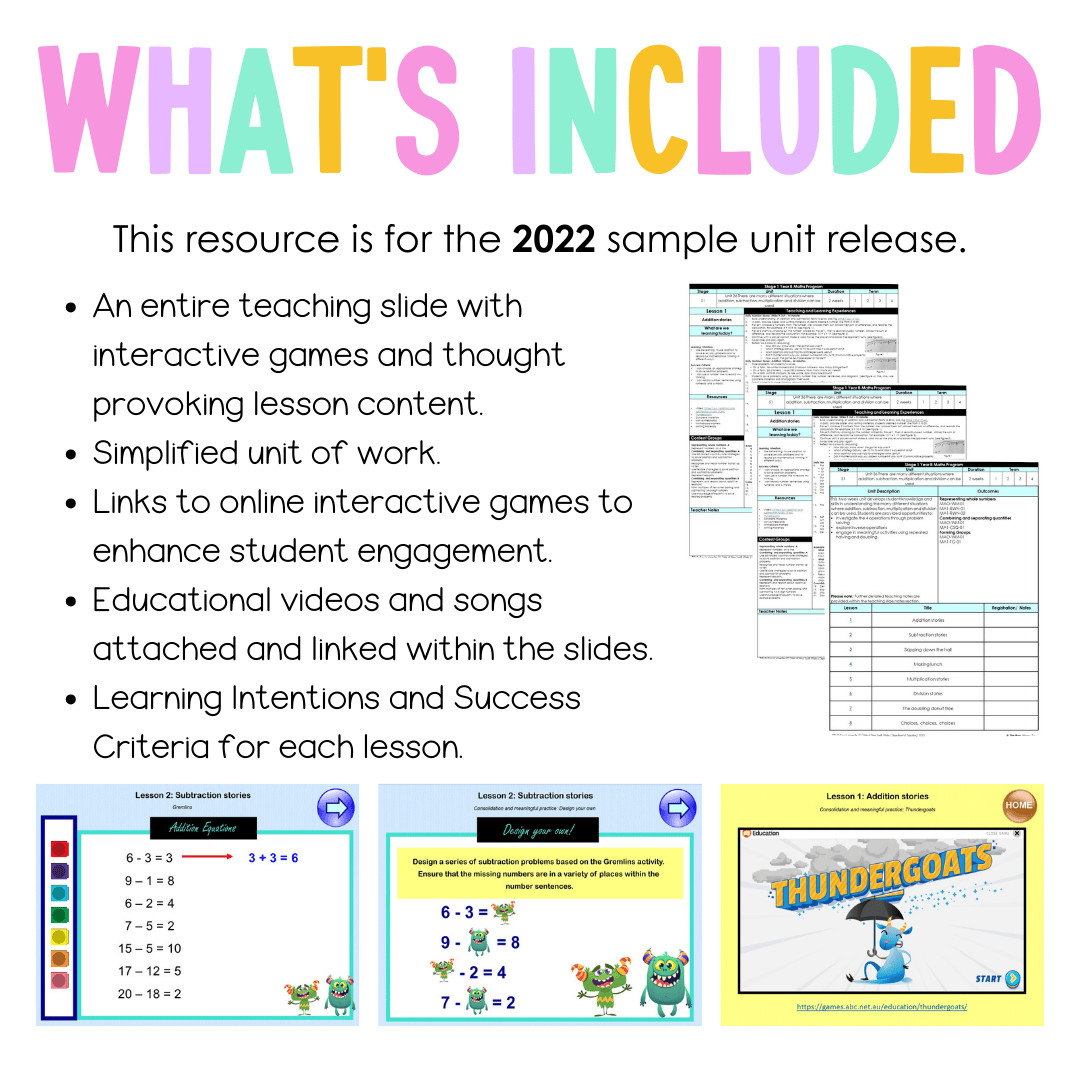 Stage 1 Year B Unit 36 NSW Maths Teaching Slides 2022 - Teaching Slides