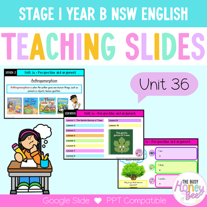 Stage 1 Year B Unit 36 NSW Perspective and Argument English Teaching Slides - Teaching Slides