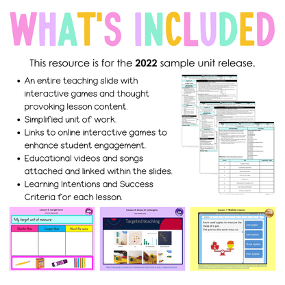 Stage 1 Year B Unit 37 NSW Maths Teaching Slides 2022 - Teaching Slides