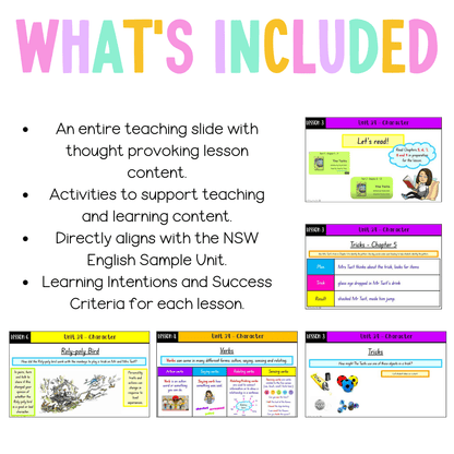 Stage 1 Year B Unit 39 Character English Teaching Slides - Teaching Slides