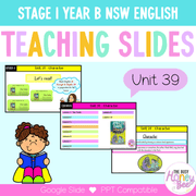 Stage 1 Year B Unit 39 Character English Teaching Slides - Teaching Slides