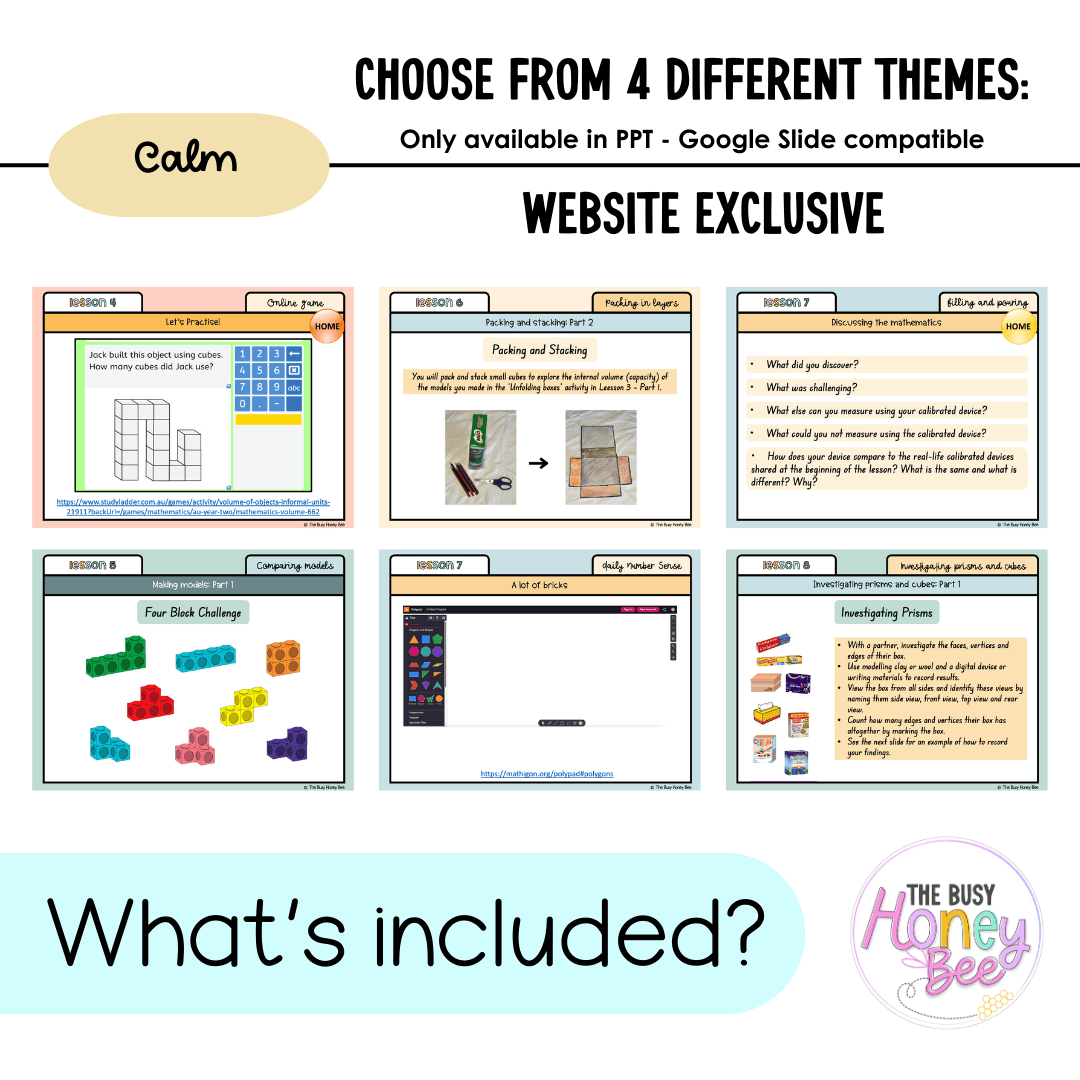 Stage 1 Year B Unit 39 NSW Maths Teaching Slides 2022 - Teaching Slides