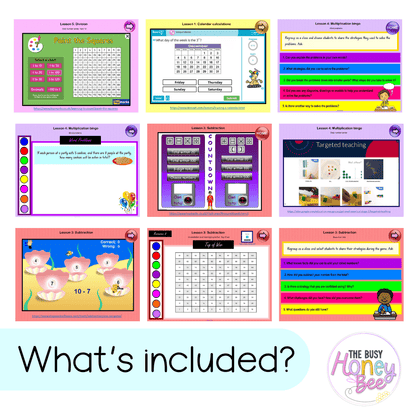 Stage 1 Year B Unit 40 NSW Maths Teaching Slides - Zip Folder: Smart Notebook, PowerPoint, Google Slide Compatible
