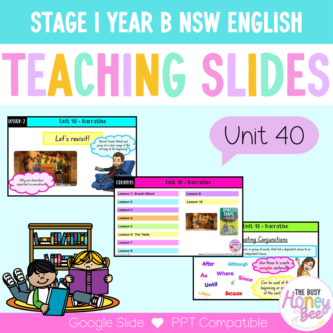 Stage 1 Year B Unit 40 NSW Narrative English Teaching Slides - Teaching Slides