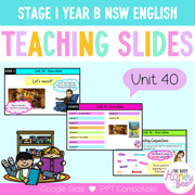 Stage 1 Year B Unit 40 NSW Narrative English Teaching Slides - Teaching Slides