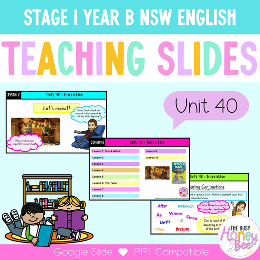 Stage 1 Year B Unit 40 NSW Narrative English Teaching Slides - Teaching Slides