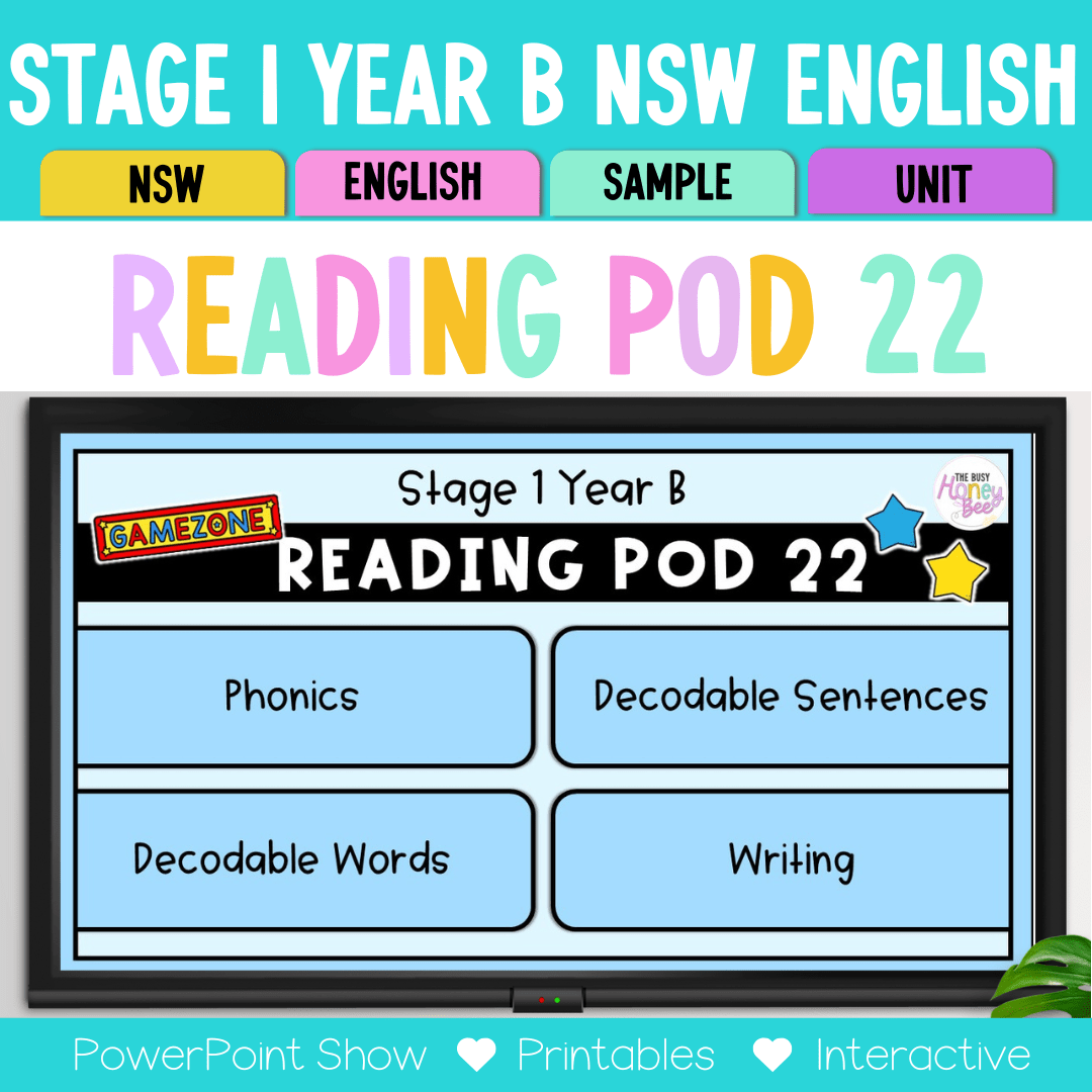 Stage 1 Year B - Year 2 Reading Pod 22 - u, oo, o, ou - Teaching Bundle