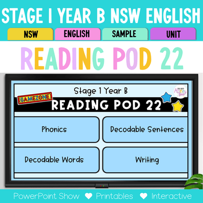 Stage 1 Year B - Year 2 Reading Pod 22 - u, oo, o, ou - Teaching Bundle