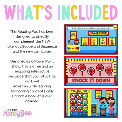 Stage 1 Year B - Year 2 Reading Pod 22 - u, oo, o, ou - Teaching Bundle