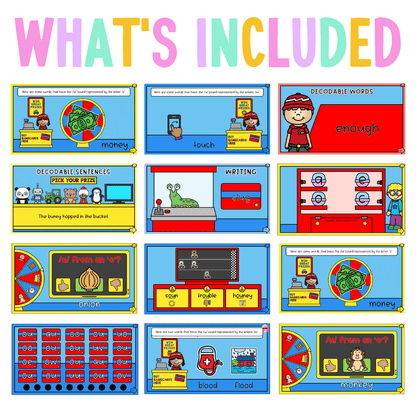 Stage 1 Year B - Year 2 Reading Pod 22 - u, oo, o, ou - Teaching Bundle