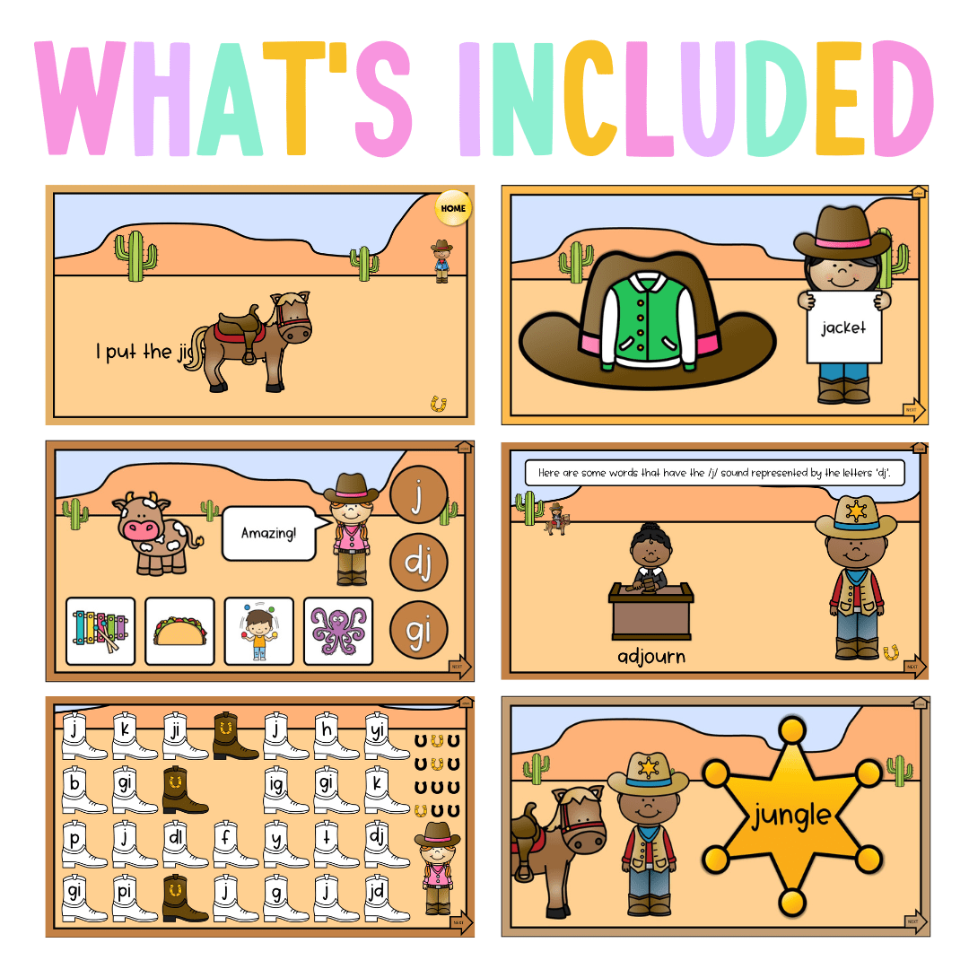 Stage 1 Year B - Year 2 Reading Pod 27 - j, dj, gi - Teaching Bundle