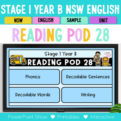 Stage 1 Year B - Year 2 Reading Pod 28 - ff, gh, ph - Teaching Bundle