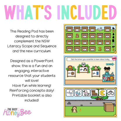 Stage 1 Year B - Year 2 Reading Pod 28 - ff, gh, ph - Teaching Bundle