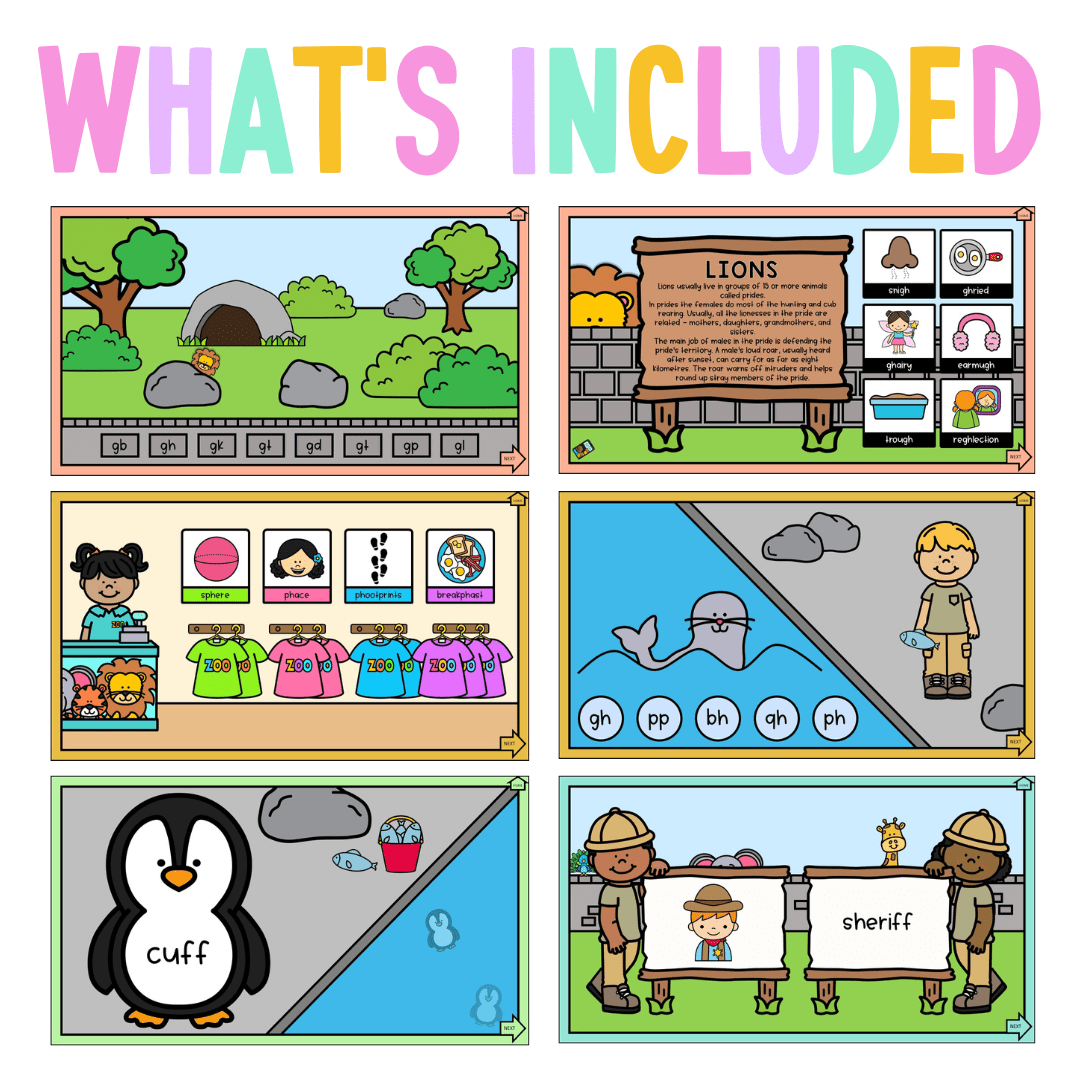 Stage 1 Year B - Year 2 Reading Pod 28 - ff, gh, ph - Teaching Bundle