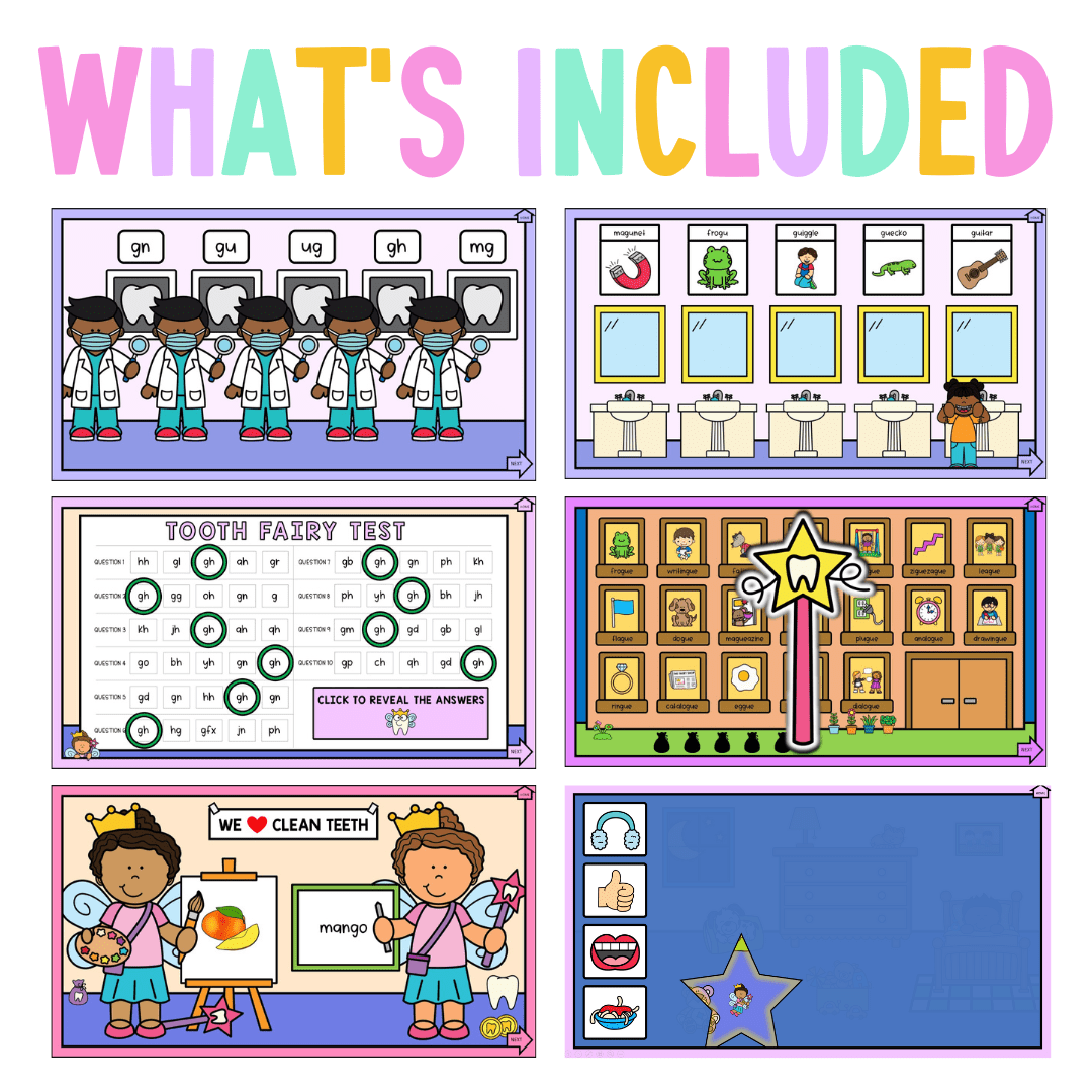 Stage 1 Year B - Year 2 Reading Pod 29 - g, gue, gh, gu - Teaching Bundle