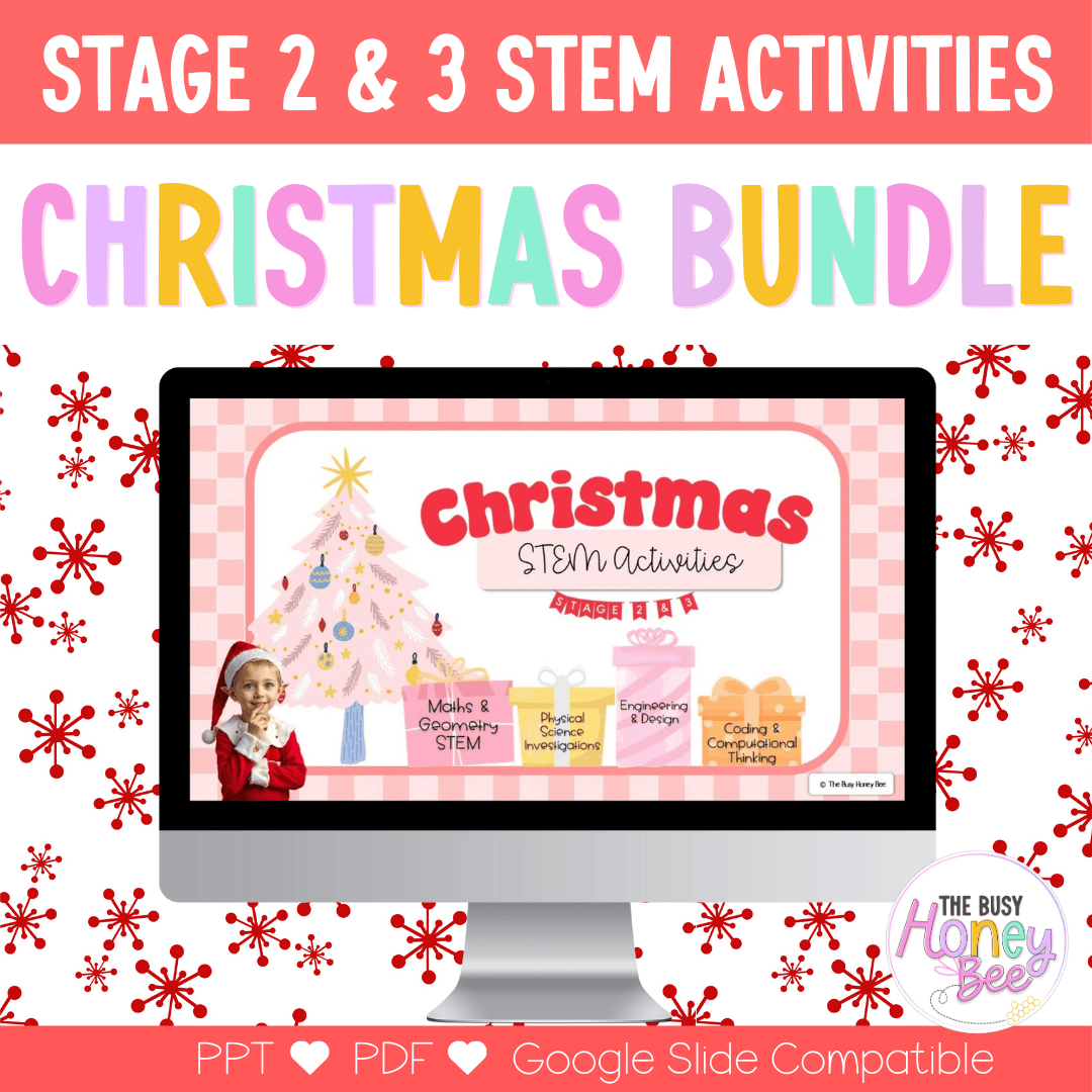 Stage 2 and 3 STEM Activities CHRISTMAS Bundle -