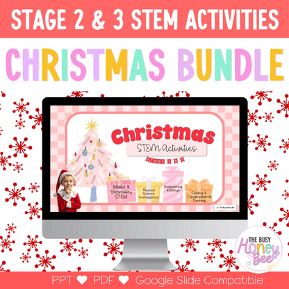 Stage 2 and 3 STEM Activities CHRISTMAS Bundle -