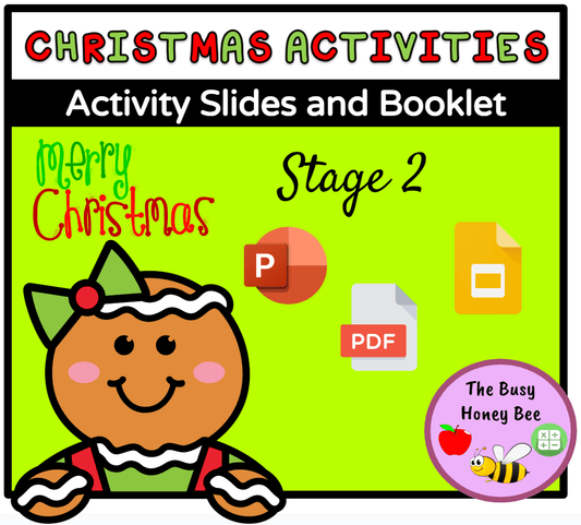 Stage 2 Christmas Activities PowerPoint and Booklet - Activity Pack