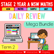 Stage 2 Year A Australian | NSW Math Daily Review | Warm-Up Term 2 Mega Bundle - Warm Up | Revision