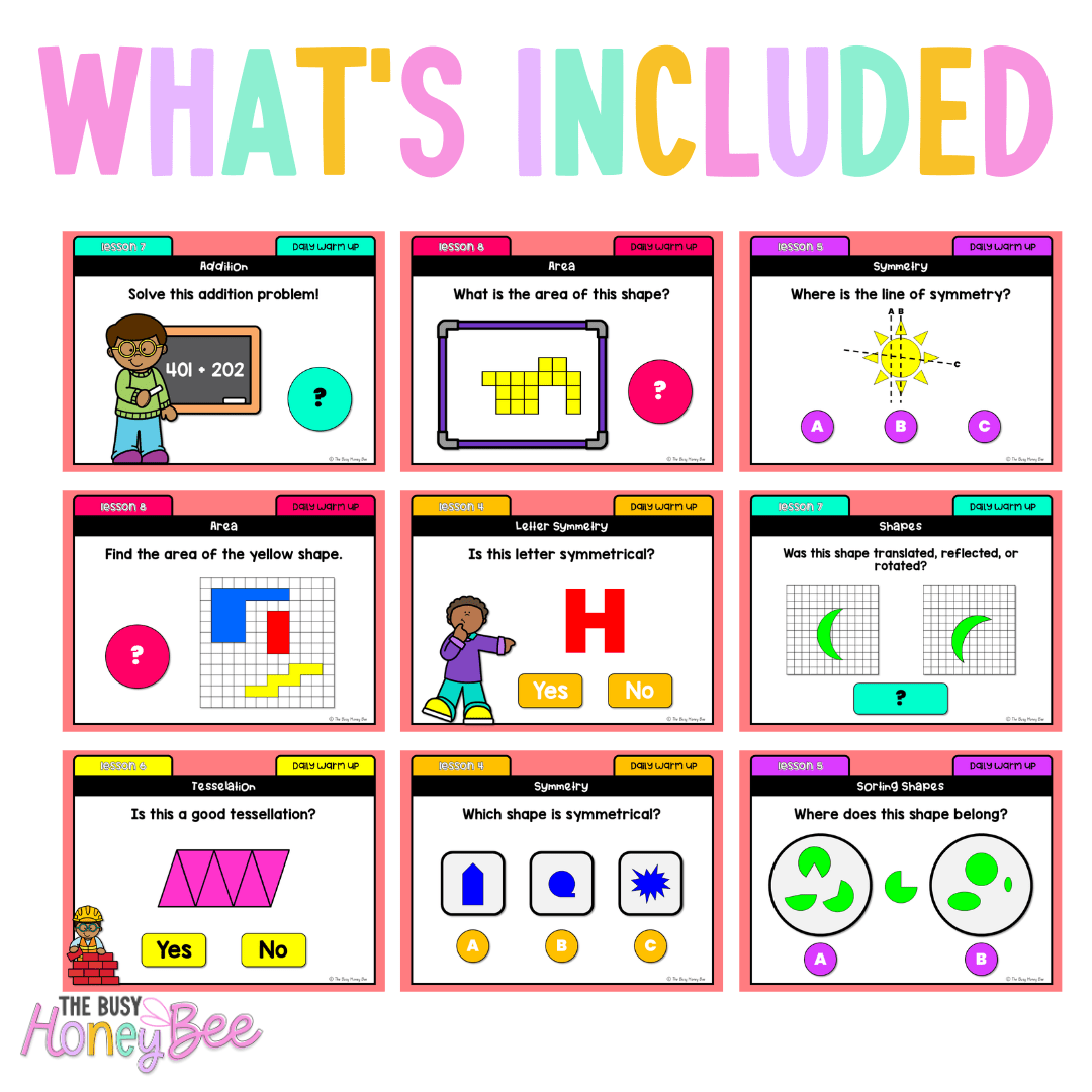 Stage 2 Year A Australian | NSW Math Daily Review | Warm-Up Term 3 Mega Bundle - Warm Up | Revision