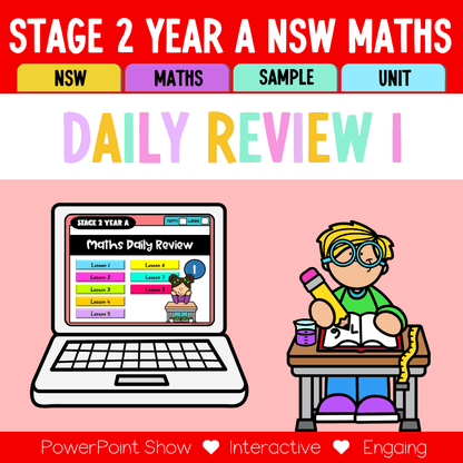 Stage 2 Year A Australian | NSW Math Daily Review | Warm-Up Unit 1 -