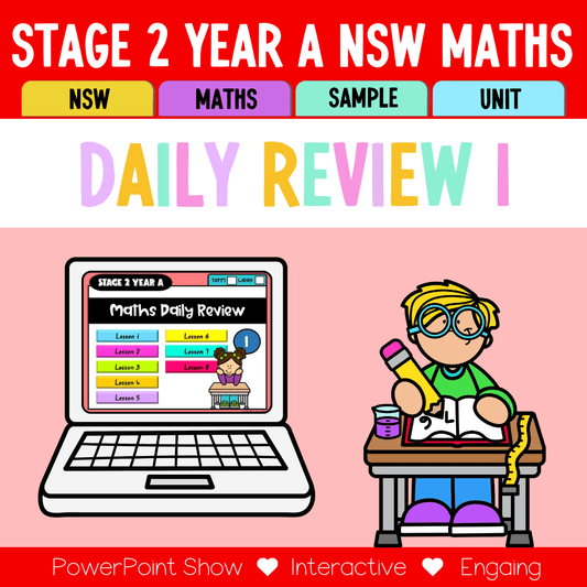 Stage 2 Year A Australian | NSW Math Daily Review | Warm-Up Unit 1 -