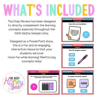 Stage 2 Year A Australian | NSW Math Daily Review | Warm-Up Unit 11 - Warm Up | Revision