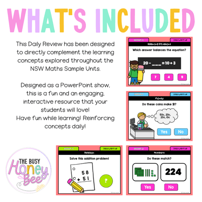Stage 2 Year A Australian | NSW Math Daily Review | Warm-Up Unit 15 - Warm Up | Revision