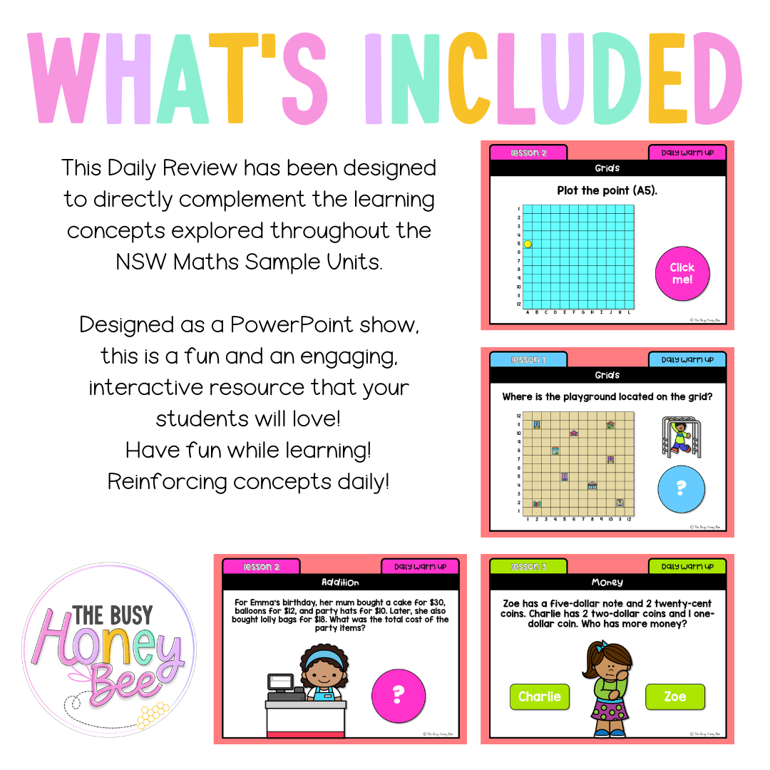 Stage 2 Year A Australian | NSW Math Daily Review | Warm-Up Unit 20 - Warm Up | Revision