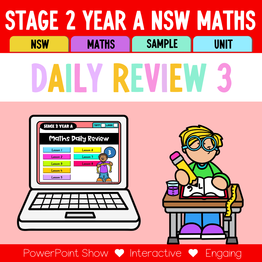 Stage 2 Year A Australian | NSW Math Daily Review | Warm-Up Unit 3 -