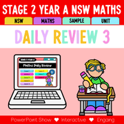 Stage 2 Year A Australian | NSW Math Daily Review | Warm-Up Unit 3 -