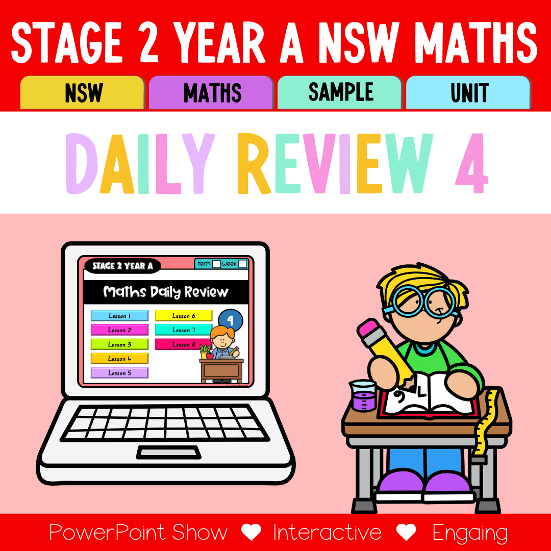 Stage 2 Year A Australian | NSW Math Daily Review | Warm-Up Unit 4 -
