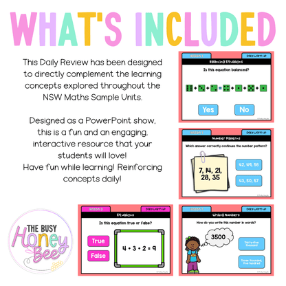 Stage 2 Year A Australian | NSW Math Daily Review | Warm-Up Unit 6 -