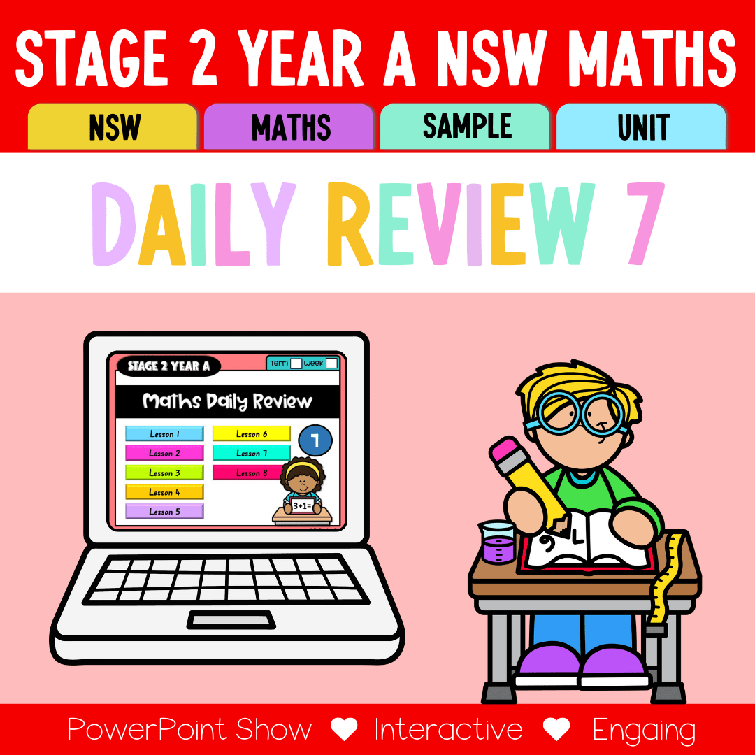 Stage 2 Year A Australian | NSW Math Daily Review | Warm-Up Unit 7 -