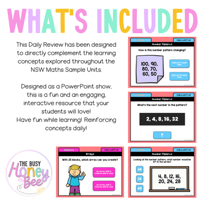 Stage 2 Year A Australian | NSW Math Daily Review | Warm-Up Unit 7 -