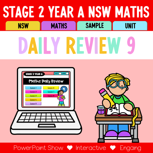 Stage 2 Year A Australian | NSW Math Daily Review | Warm-Up Unit 9 -
